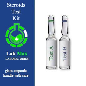 Single steroids test kit